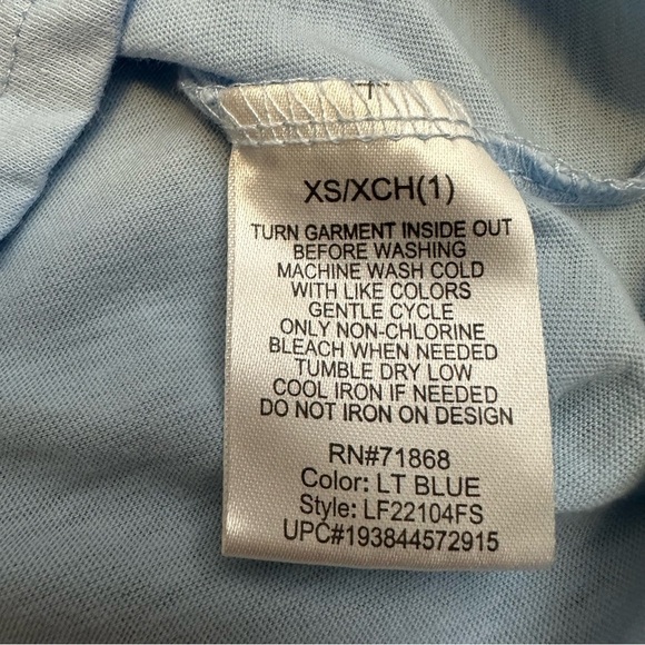 AC/DC Light Blue Graphic Tee - Picture 5 of 5